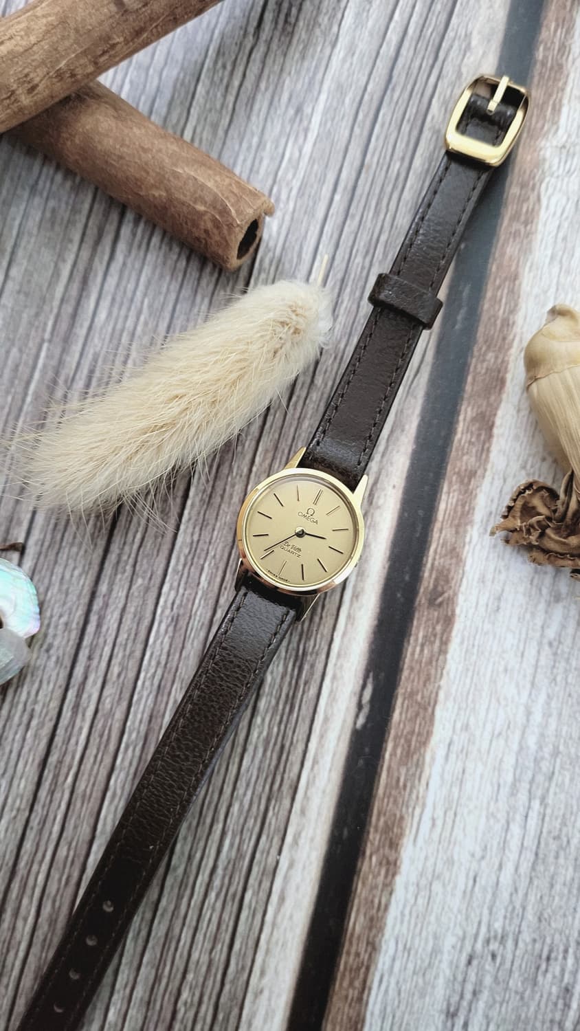 정품 오메가 드빌 라운드 푸쉬 쿼츠시계 [정품박스,밴드포함] 상품이미지2