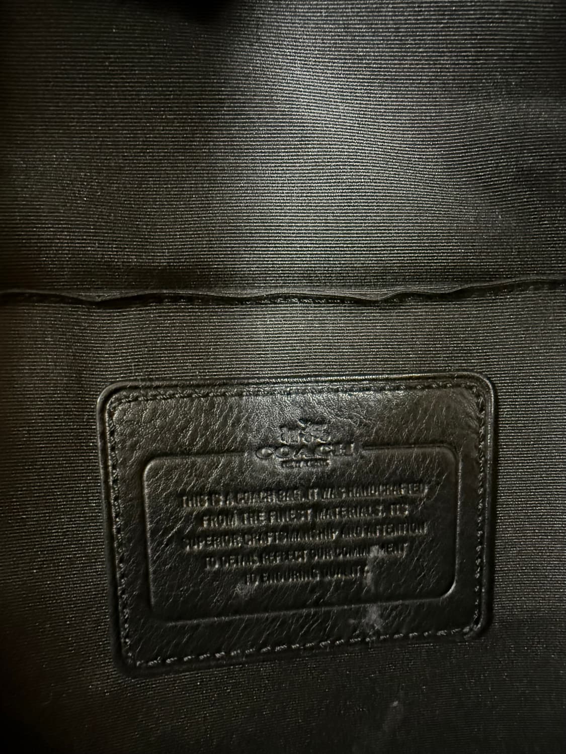 코치 가죽 백팩 블랙 상품이미지7