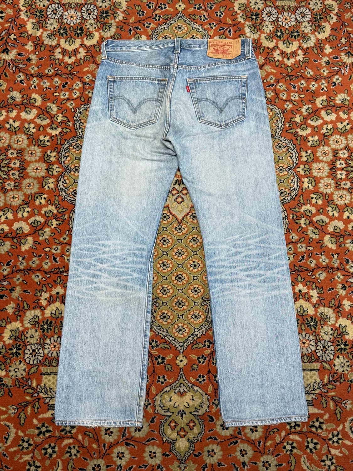 리바이스 빈티지 501 연청 스트레이트 데님팬츠 32x34 상품이미지2