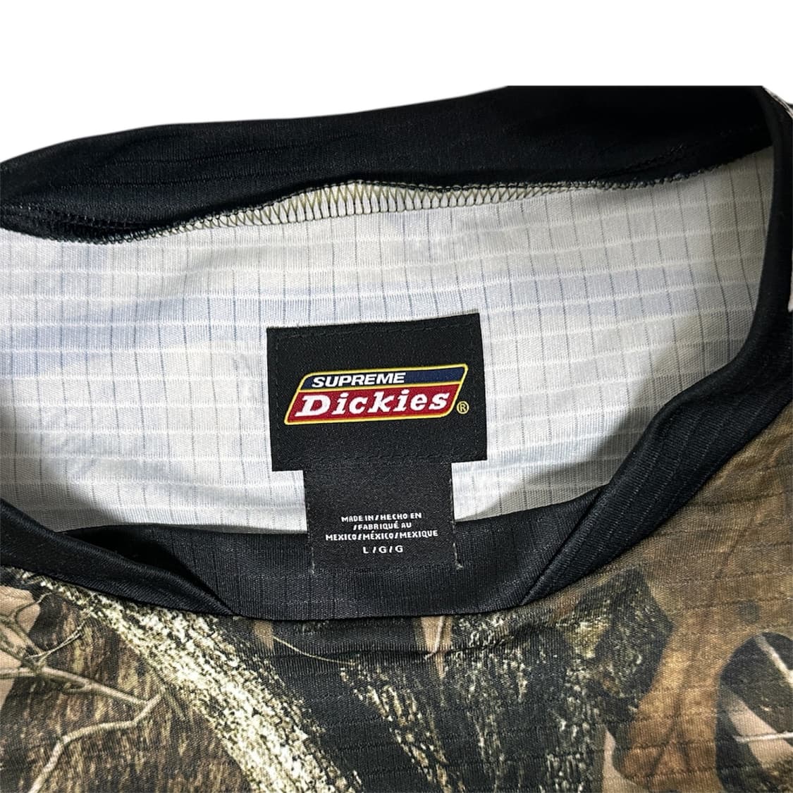 23FW 슈프림x디키즈 리얼트리 카모 저지 L 상품이미지4