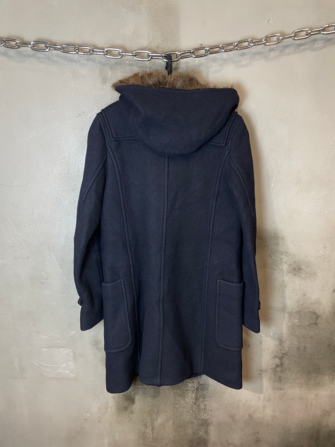  스나오 쿠와하라 비대칭 더플 코트 상품이미지7