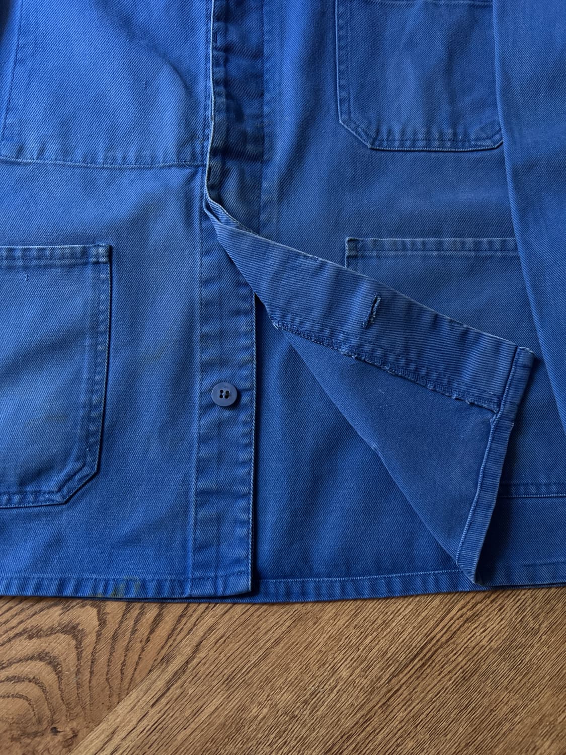 [M]90's 빈티지 3포켓 트윌코튼 프렌치 워크 자켓 상품이미지4