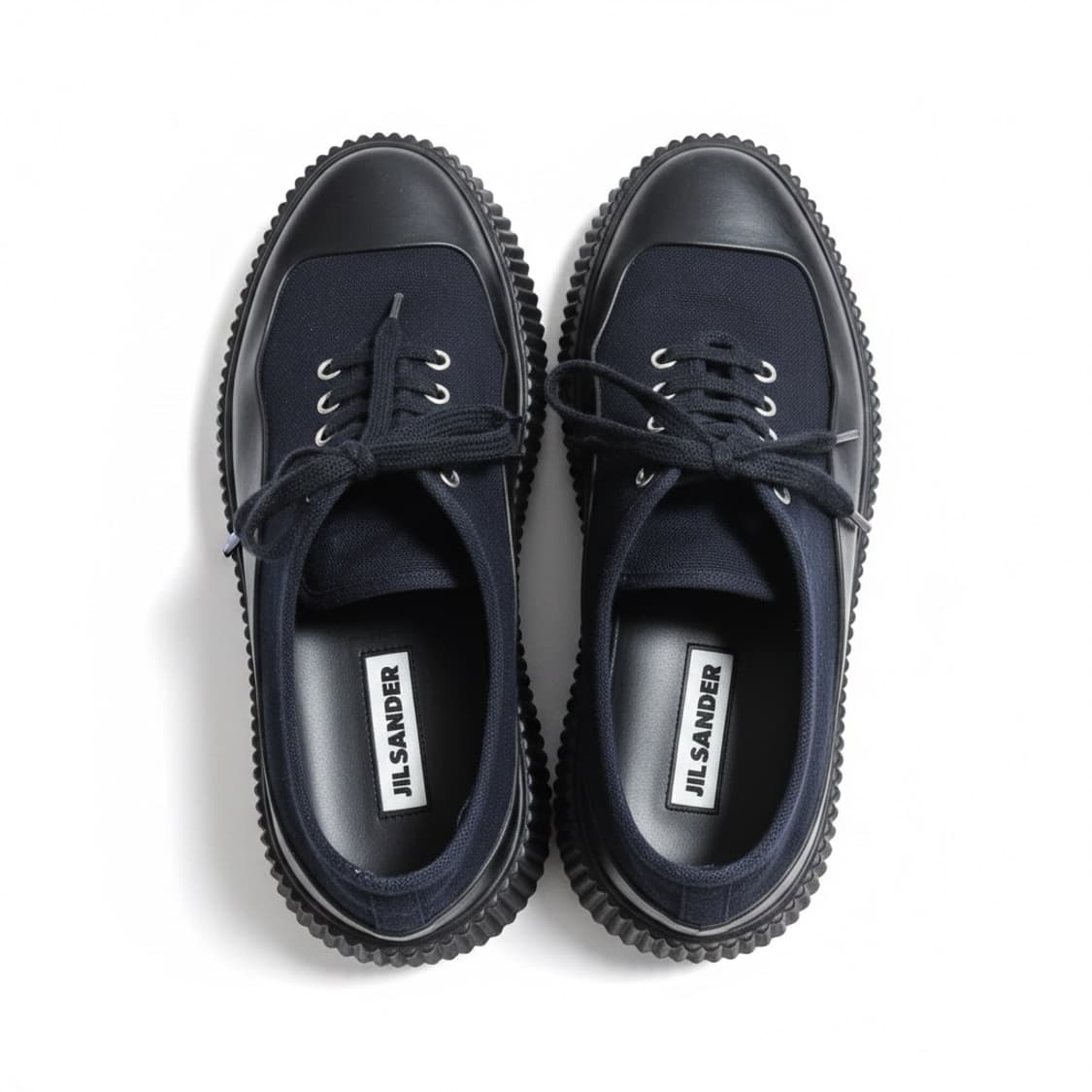 질샌더 플랫폼 스니커즈 네이비 41 상품이미지2