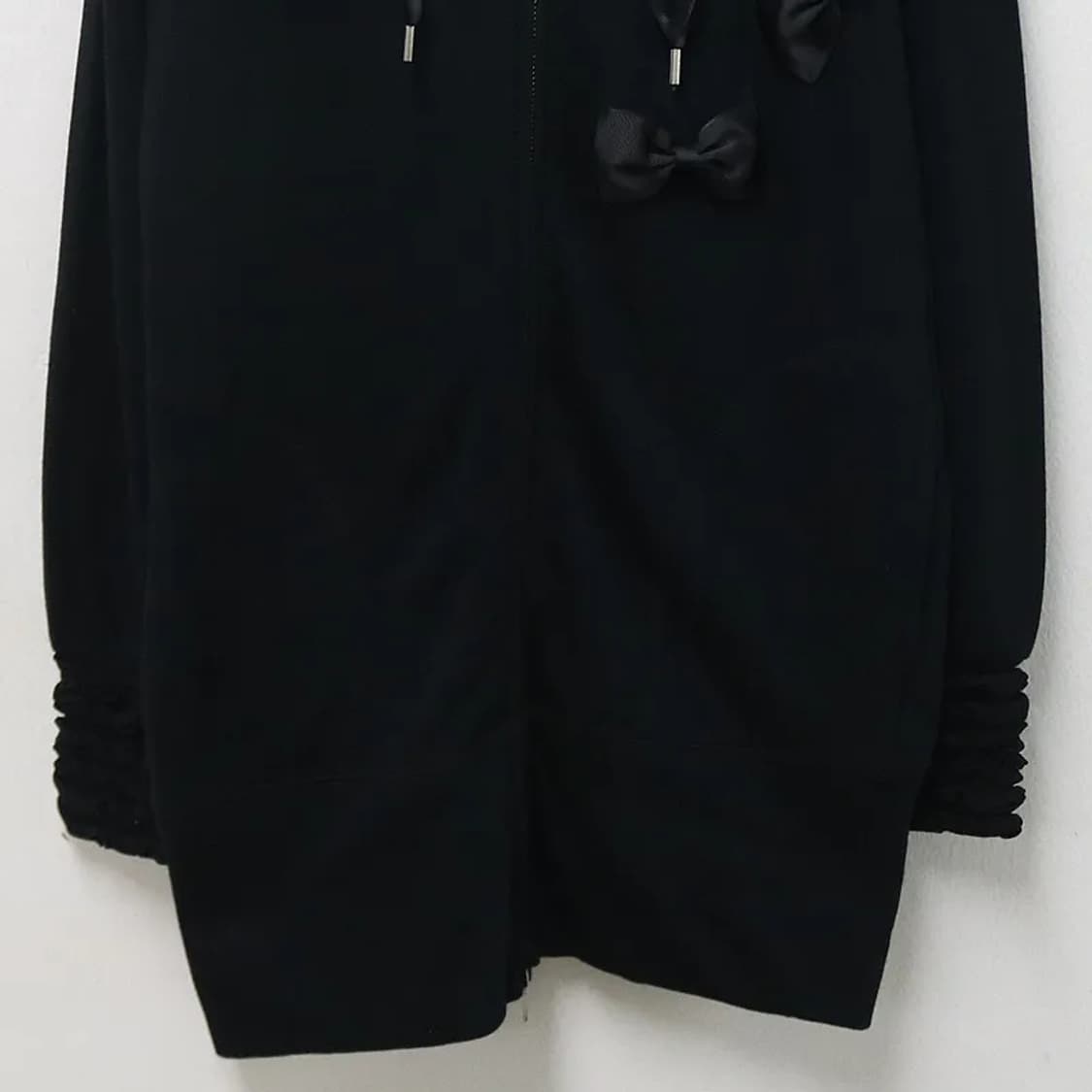 MASAMI SATOMI 발레코어 롱 후드 집업 63605 상품이미지4