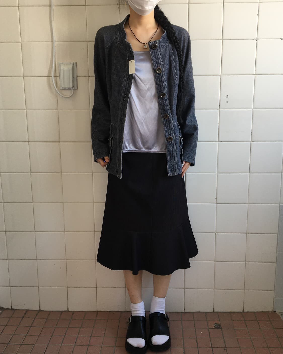 Belted high neck jacket 상품이미지6