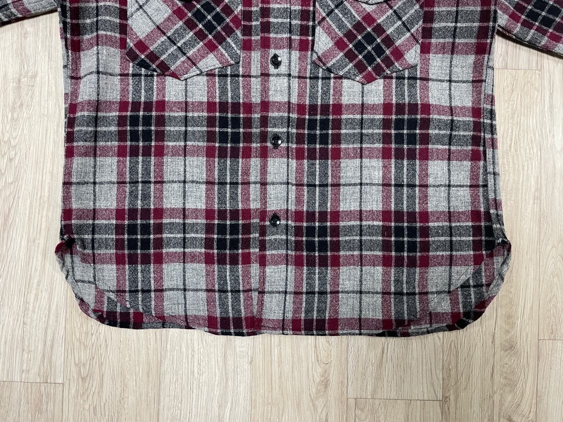 95) 70's 울리치 체크 울 워크셔츠(RRL&LVC&폴로) 상품이미지6