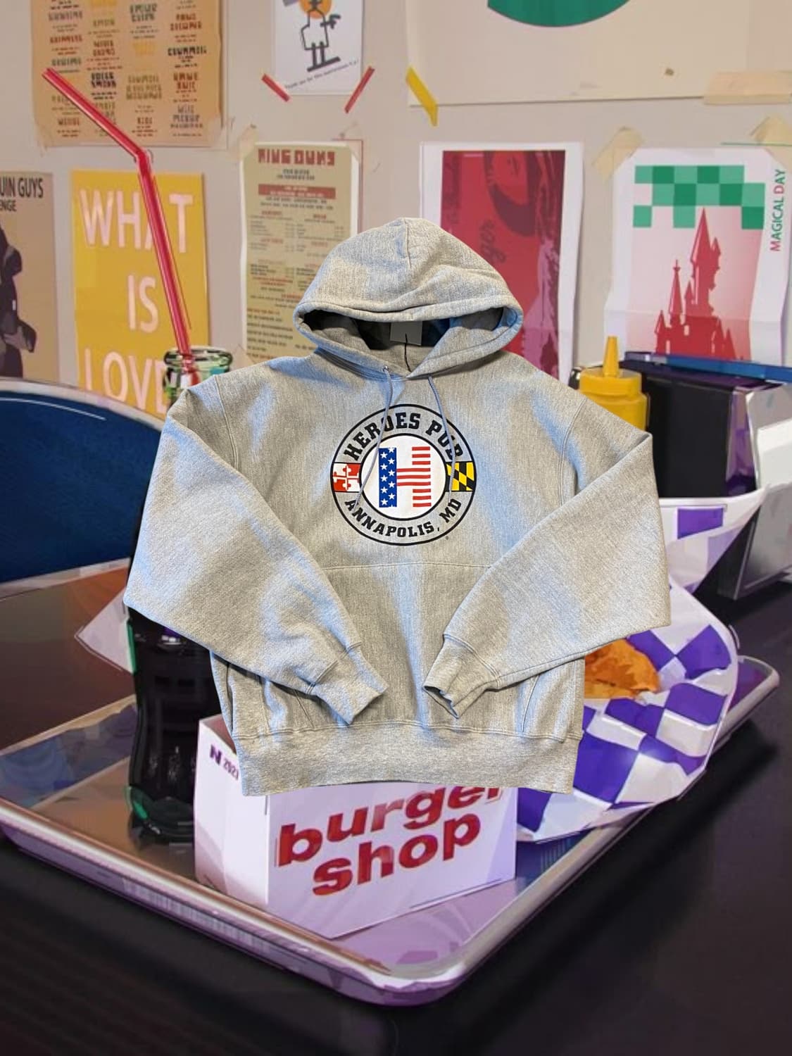 챔피언 리버스 위브 후드티 (Man XL) AA1298 상품이미지1