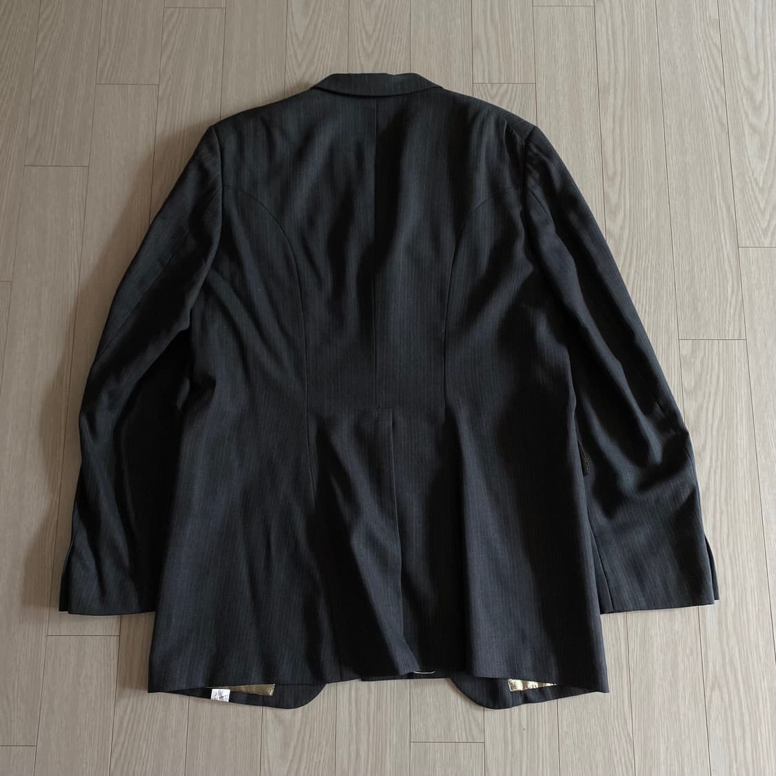 [L] 꼼데가르송 옴므 플러스 06SS 그레이 스트라이프 블레이저 상품이미지2