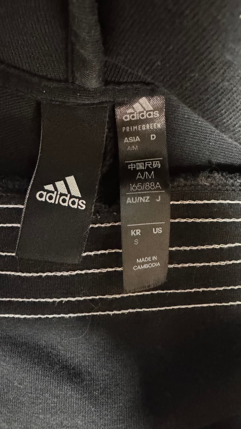 아디다스 여성 삼선 후드집업 S 블랙 상품이미지8