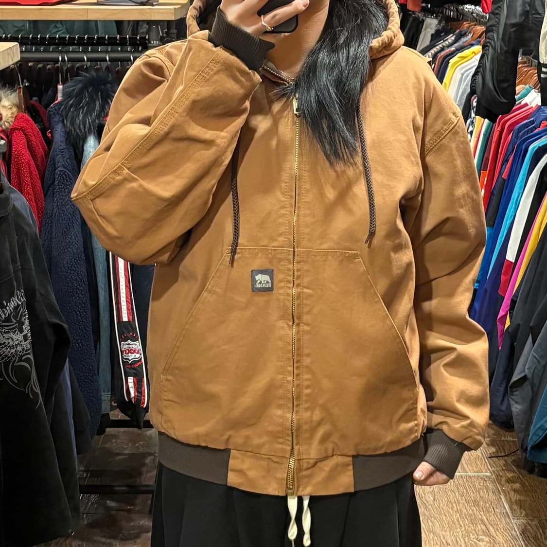 [HI] 번 워크자켓 브라운 상품이미지2