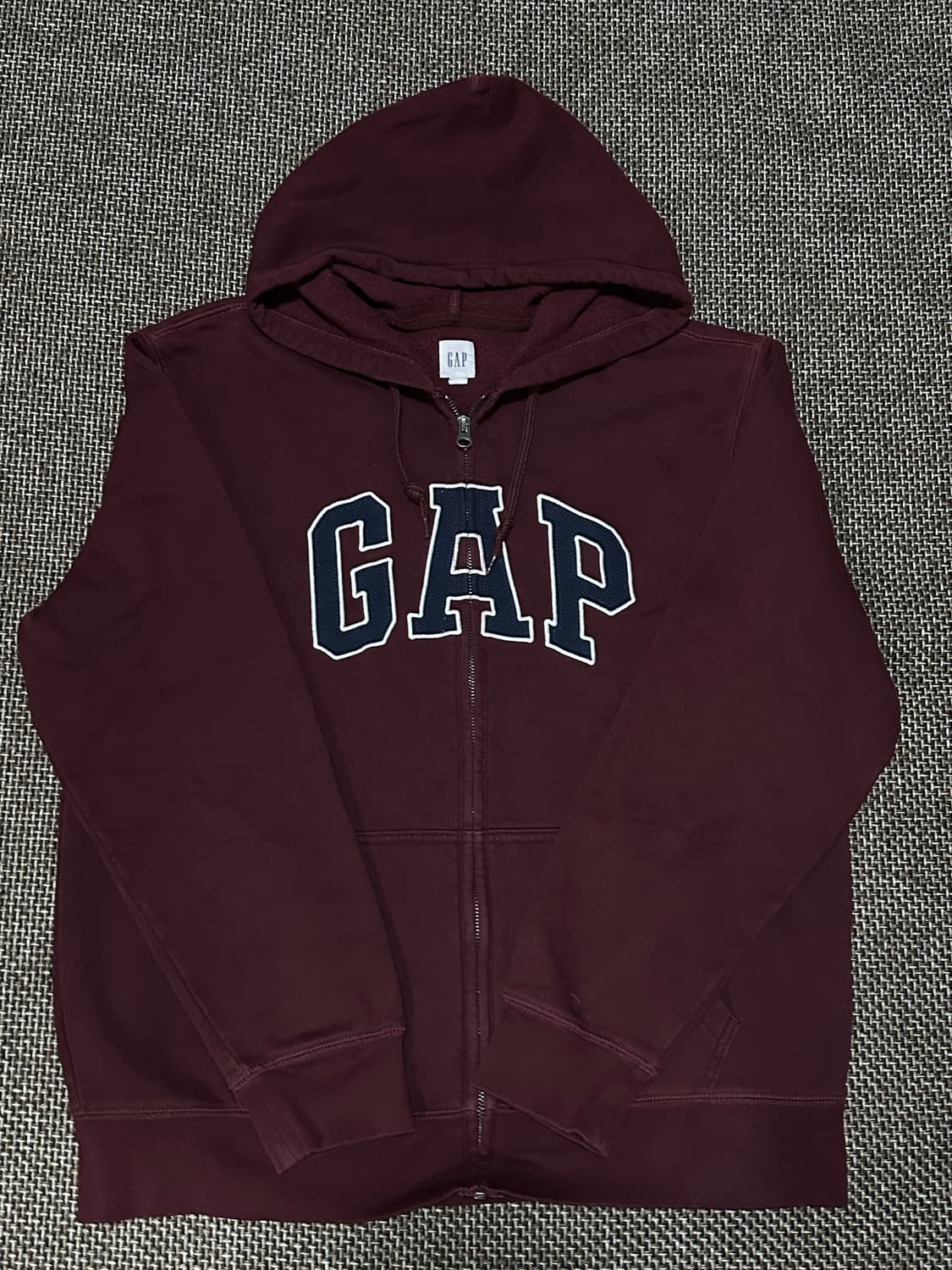 Gap 버건디 후드집업 상품이미지2