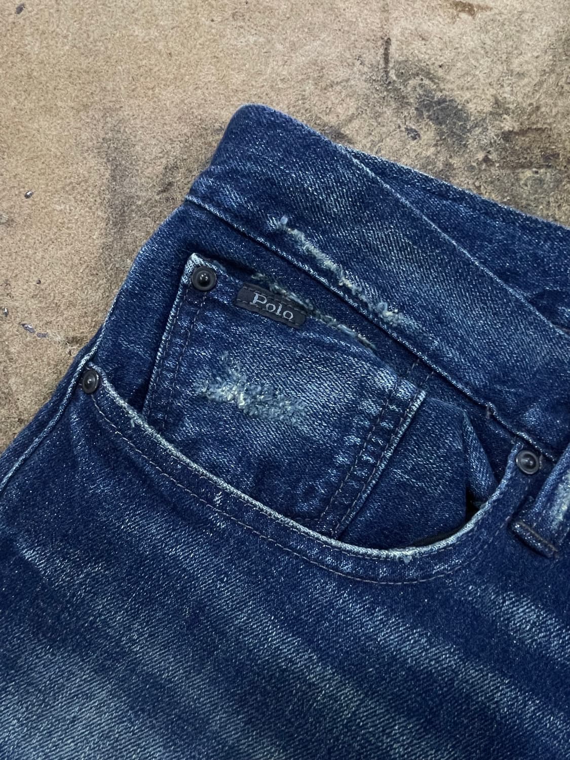 폴로랄프로렌/모토라인 데님청바지 상품이미지4