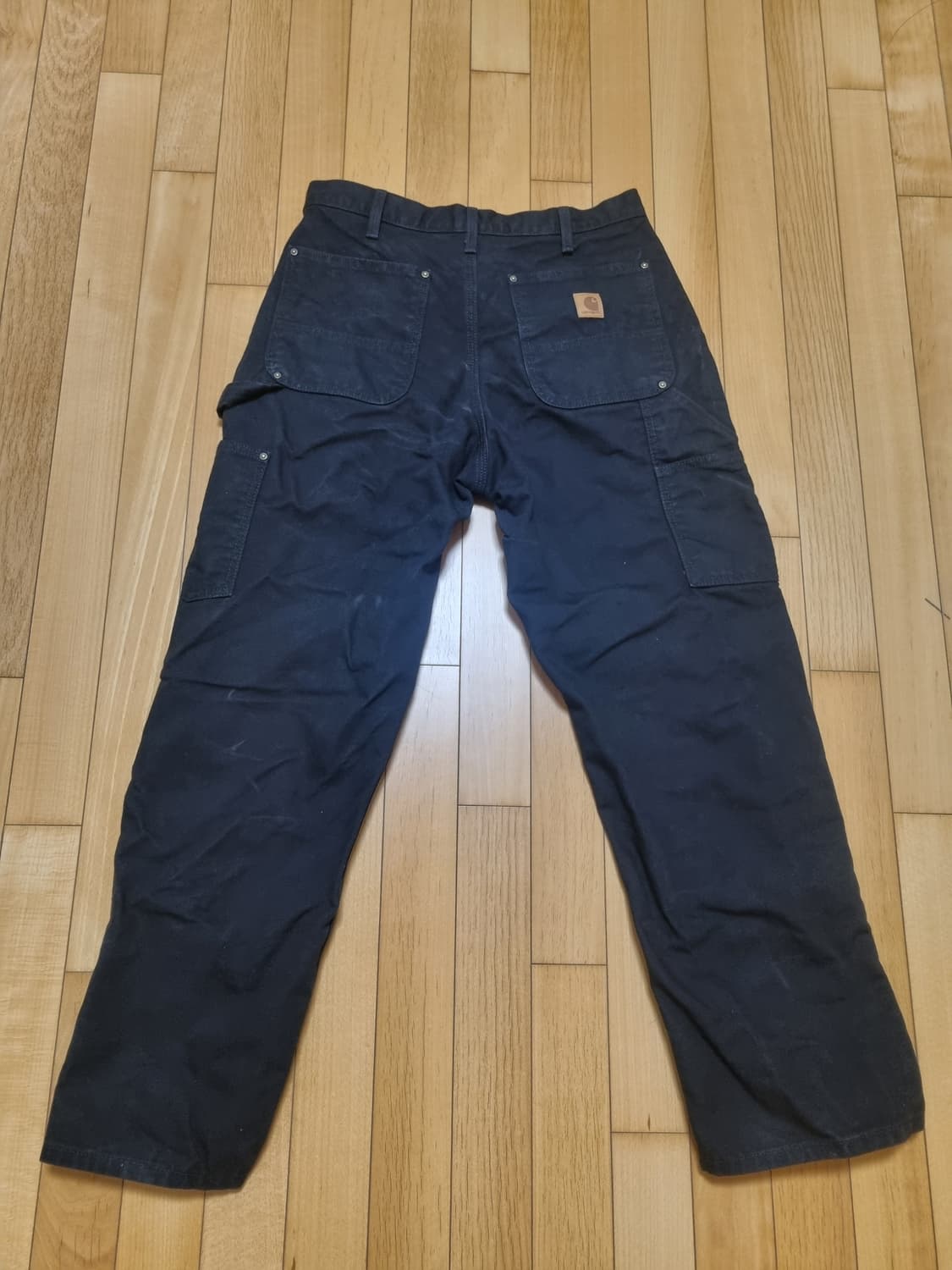 US 칼하트 더블니 워크팬츠 B136(32X30) 블랙 상품이미지2