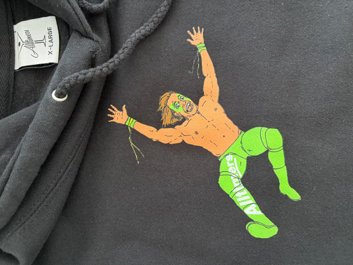 alltimers 레스링 후드 티 XL 상품이미지3