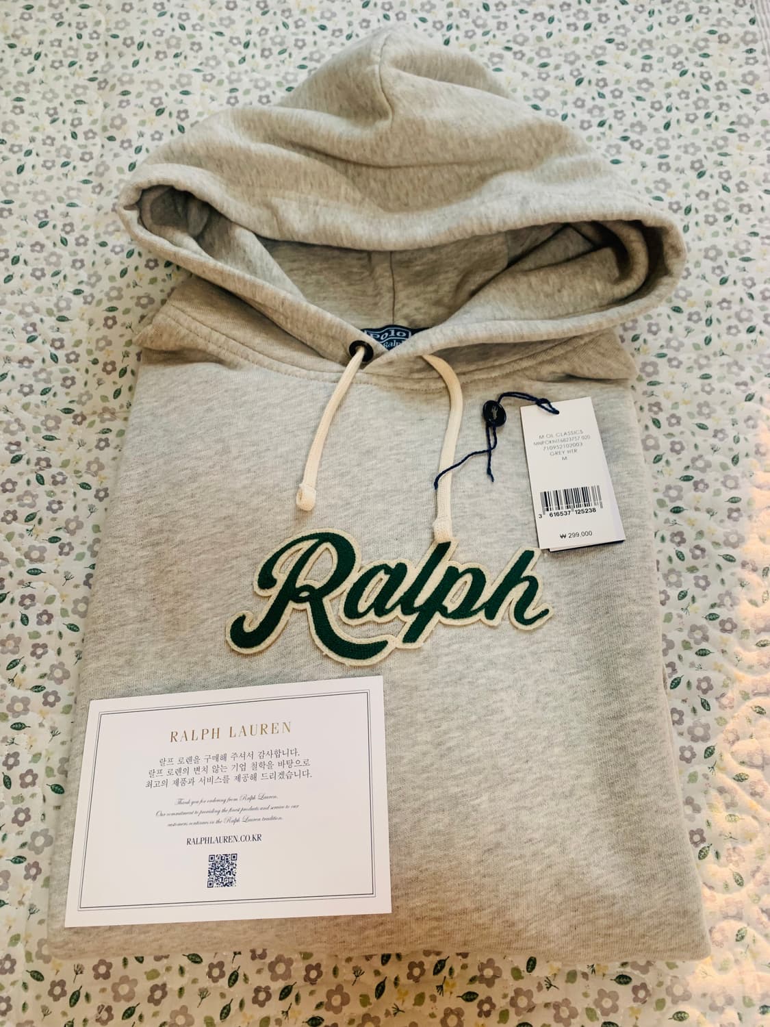 [M] 폴로 랄프로렌 Ralph 자수 로고 후디 스포츠 헤더 상품이미지5