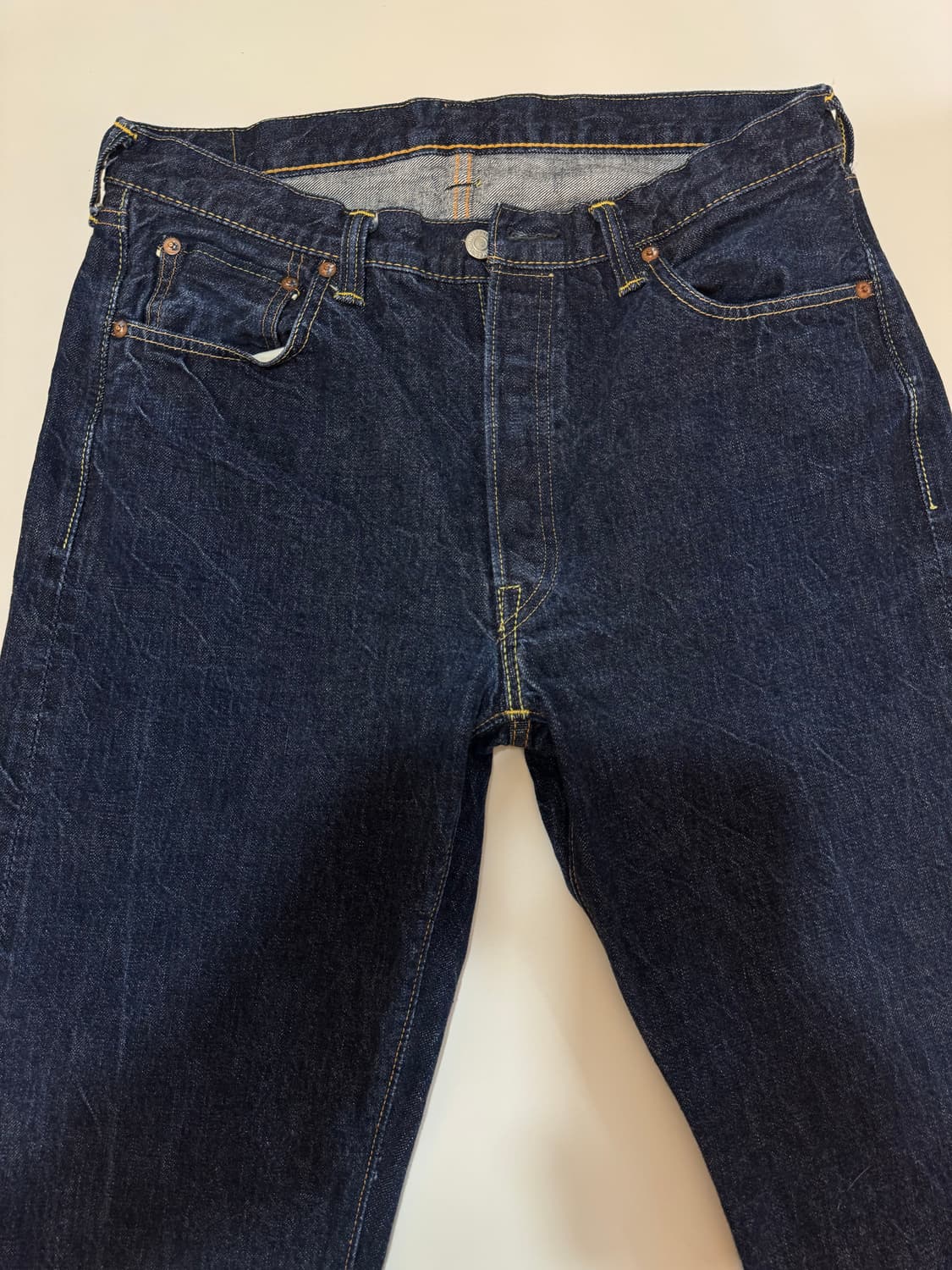 [34]풀카운트 1101 데님(실측필독/수선X) 상품이미지5