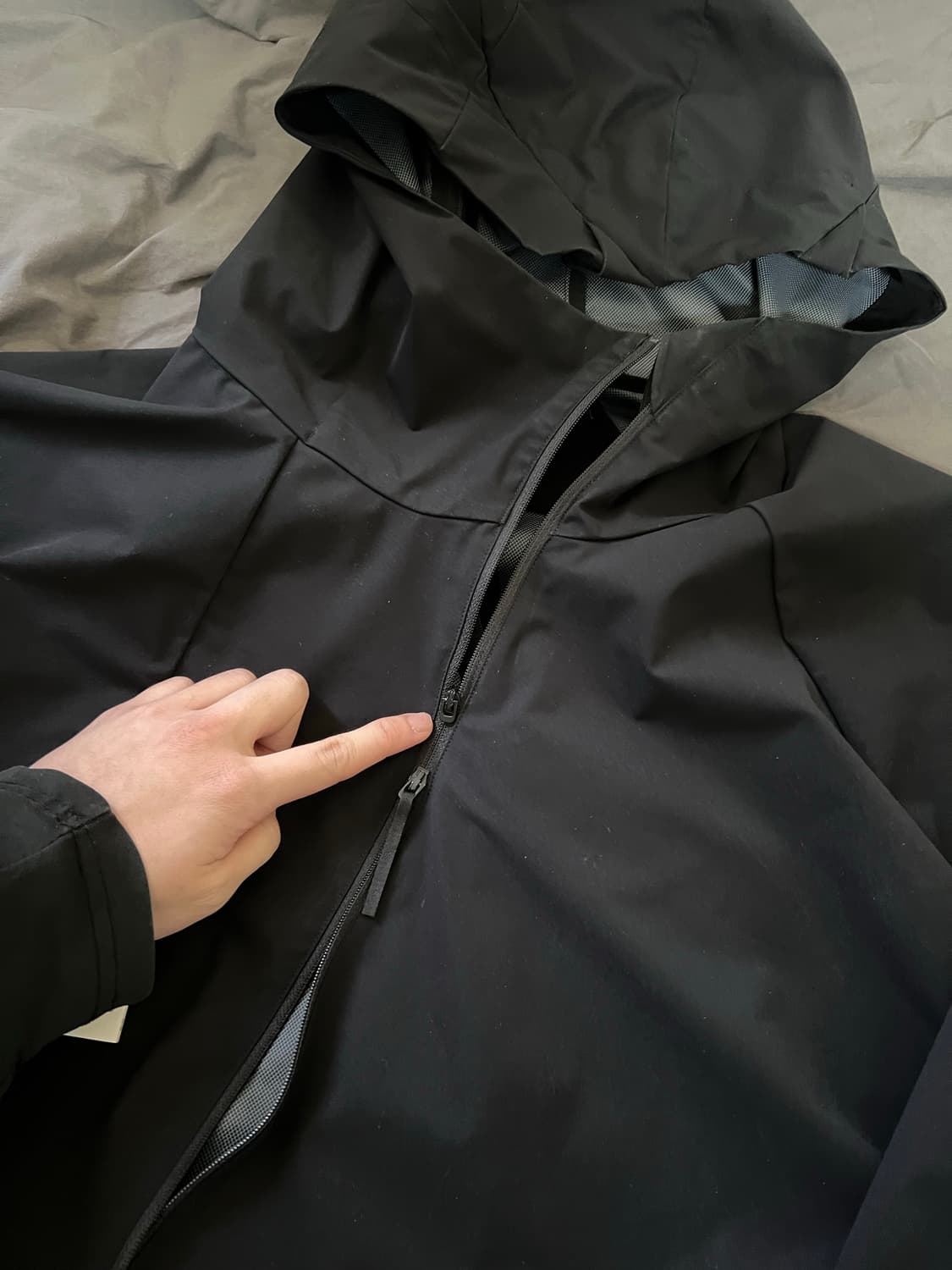 (L) PAF 6.0 테크니컬 자켓 센터 블랙 파프 상품이미지3