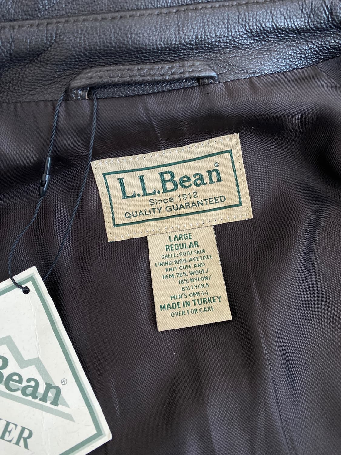 00's 엘엘빈 염소가죽 타입A-2 플라이트 자켓 상품이미지10