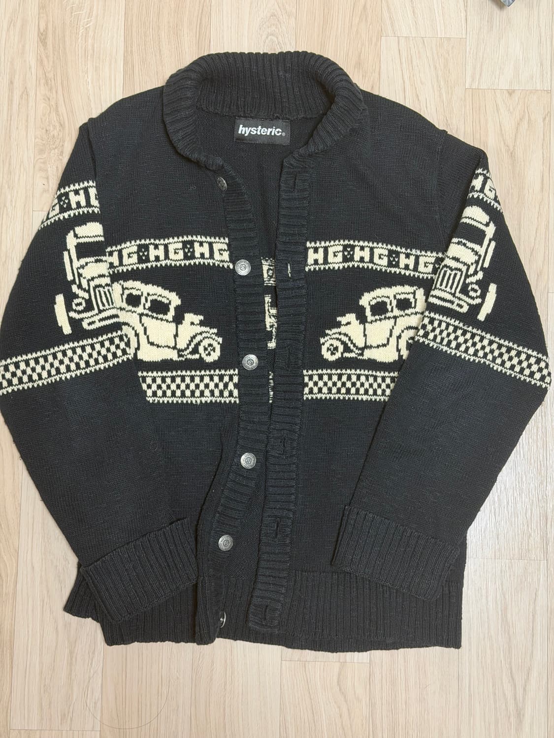 히스테릭글래머 코위찬 버튼 가디건 M 상품이미지2