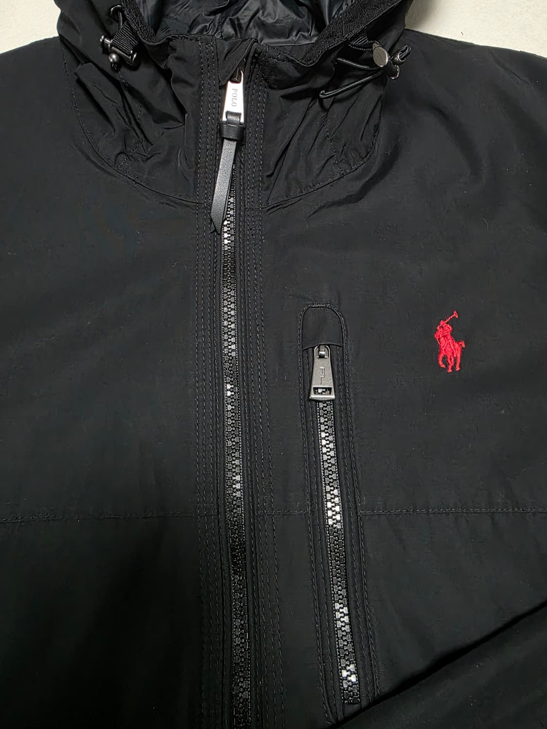 새상품급 폴로 랄프로렌 블랙 M 바람막이.윈드브레이커 상품이미지2