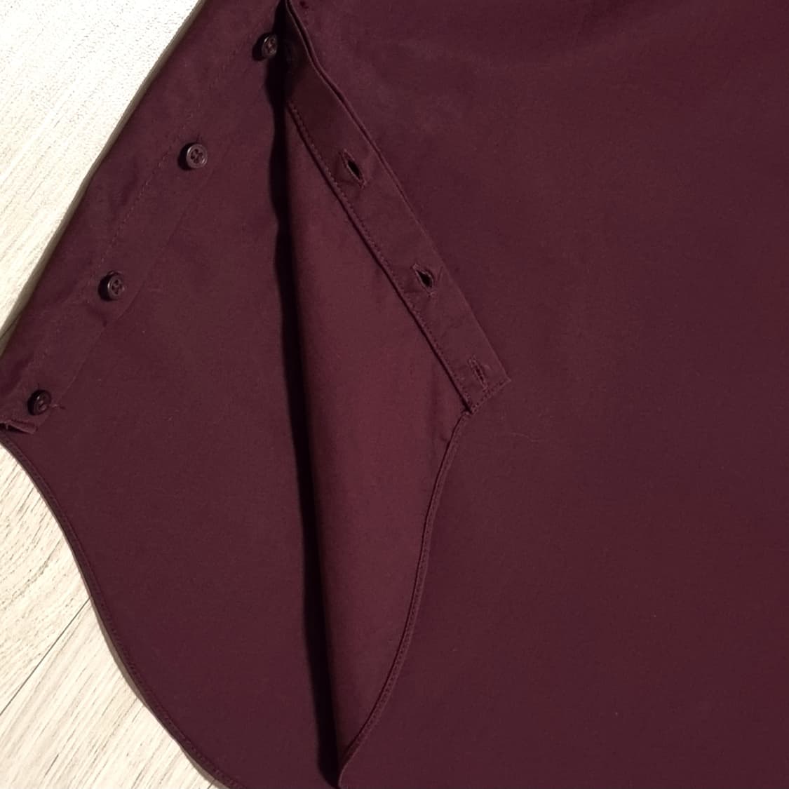 코스 COS 니트 바스락 원피스 딥버건디 (55/표기XS) 상태굿 상품이미지8