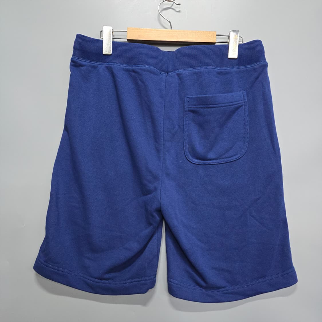 새제품) 후아유(WHO.A.U) 로고 스웨트 반바지 블루 XL 상품이미지4