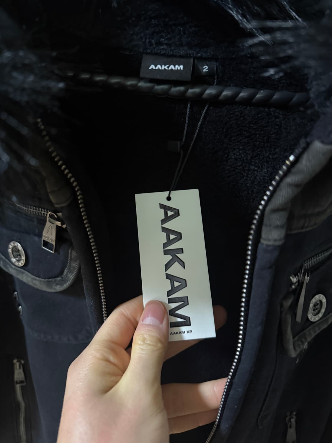아캄 퍼 자켓 상품이미지5