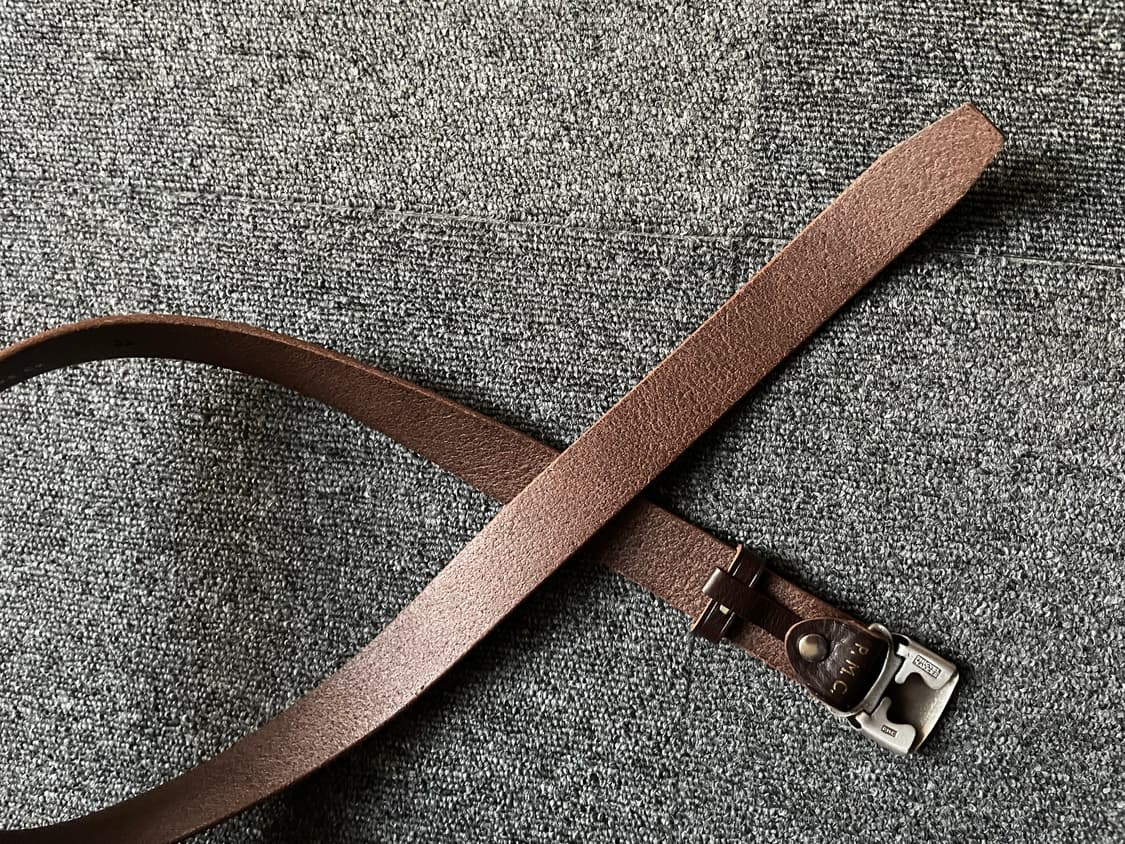 피그벨 히콕 벨트 다크브라운 실버 32(1사이즈) 미사용품 상품이미지4