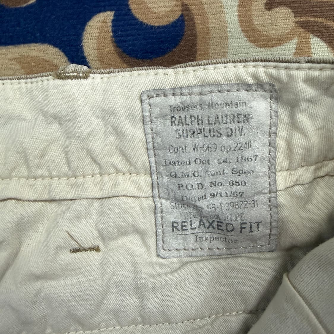 (30)90s 폴로 랄프로렌 카고팬츠 상품이미지3
