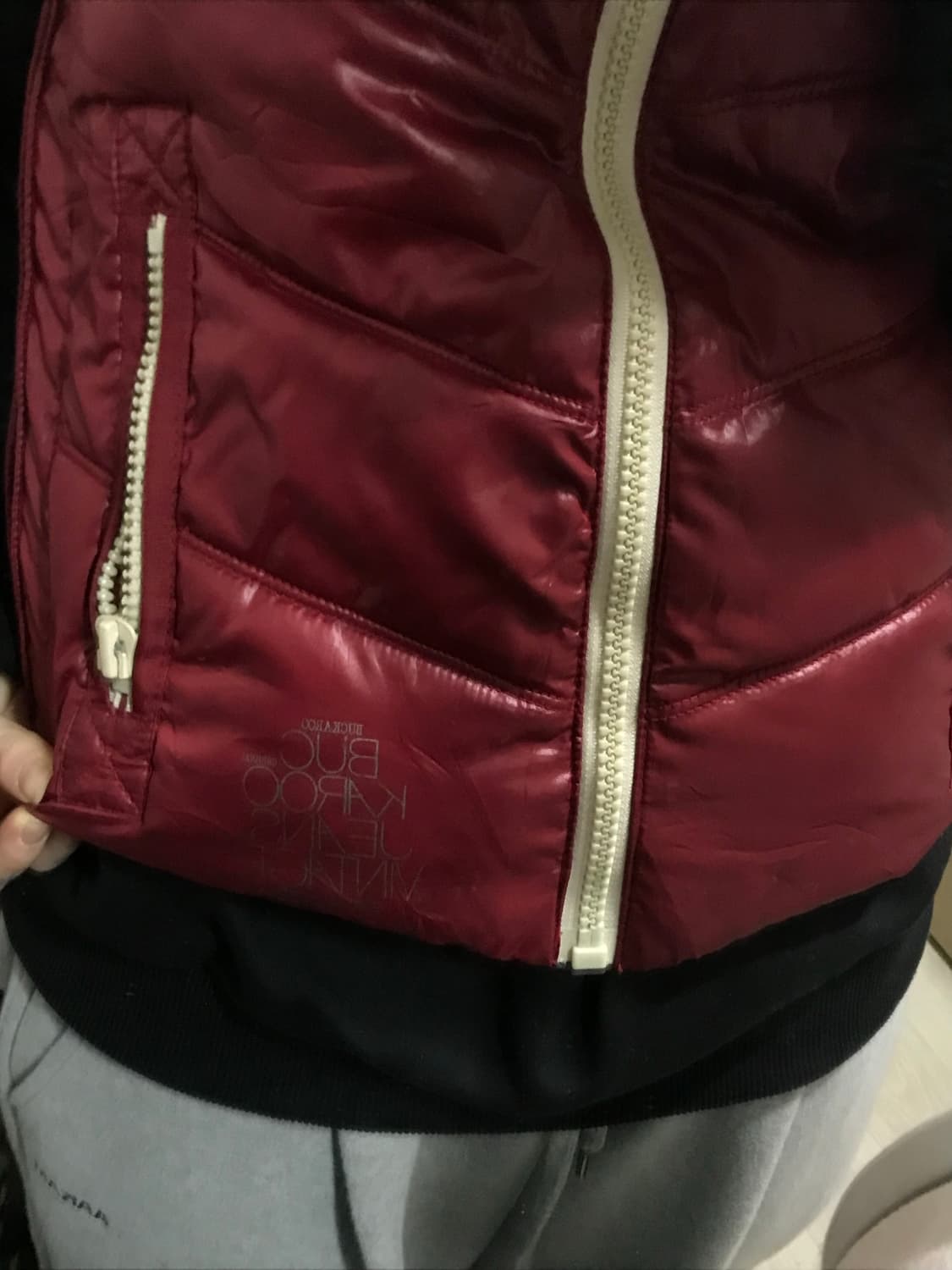 버카루 풀집업 패딩조끼 상품이미지4