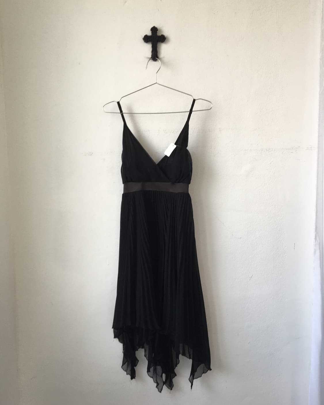 Unbalanced pleats sleeveless onepiece 상품이미지2