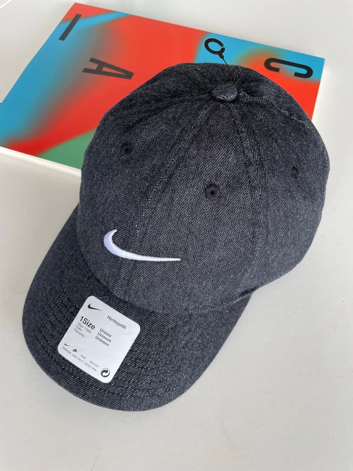 Nike ball cap 나이키 스우시 데님 볼캡 모자 상품이미지1