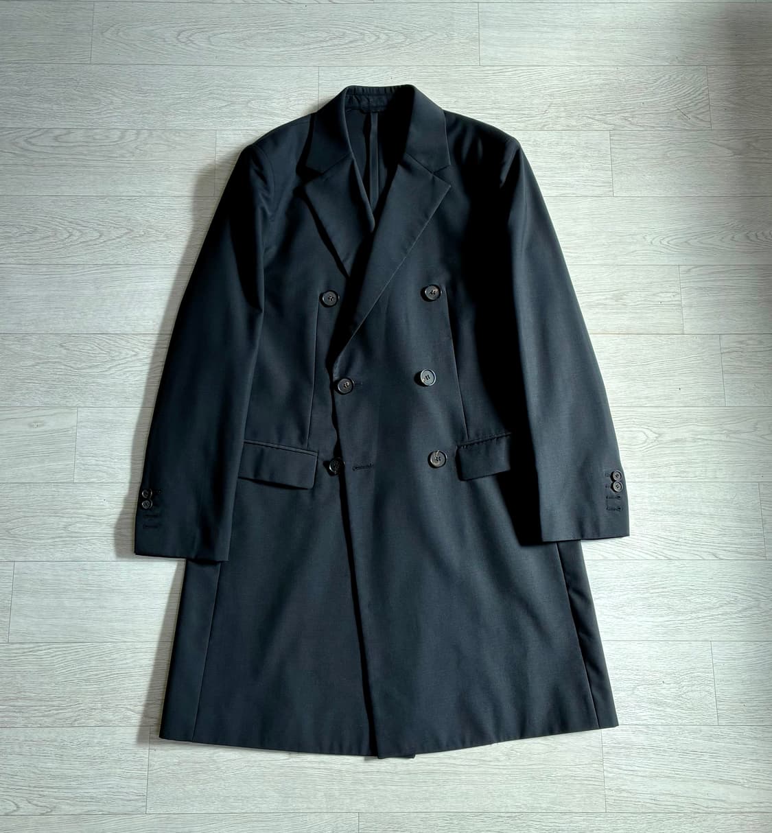 [46] 캘빈 클라인 더블 블레이저 울 코트 상품이미지1