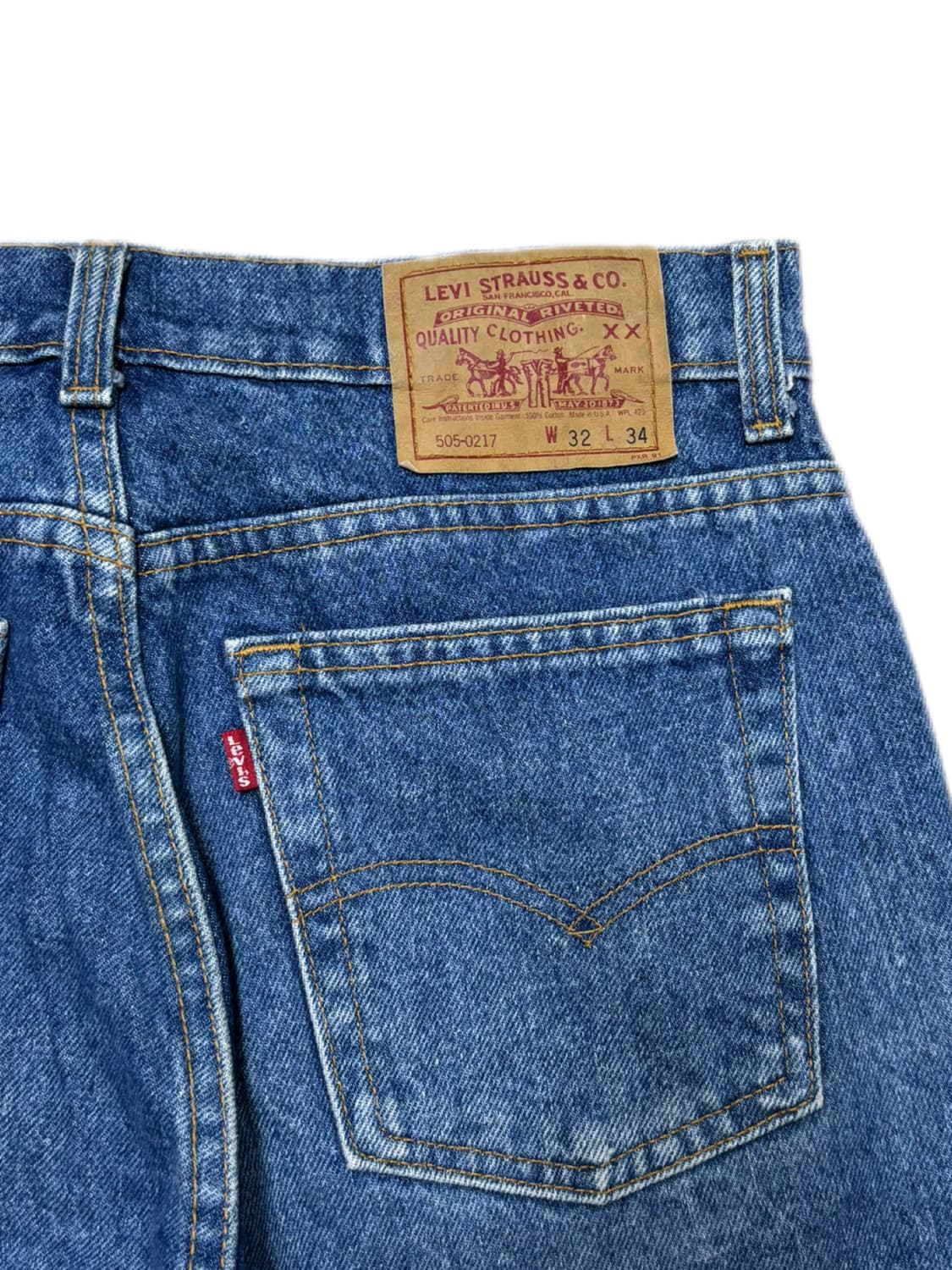 90‘s Levi’s 505 USA Denim Pants 리바이스505 상품이미지2
