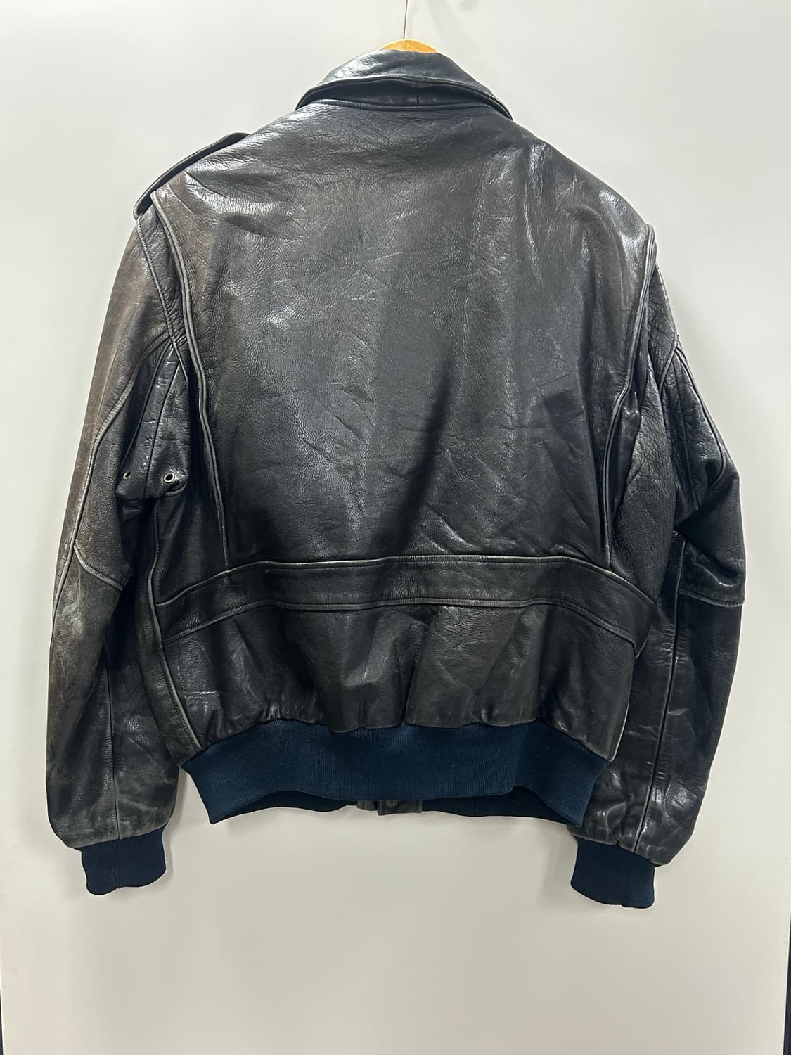 프랑스 헬스톤즈(Helstons) 빈티지 가죽 자켓 상품이미지5