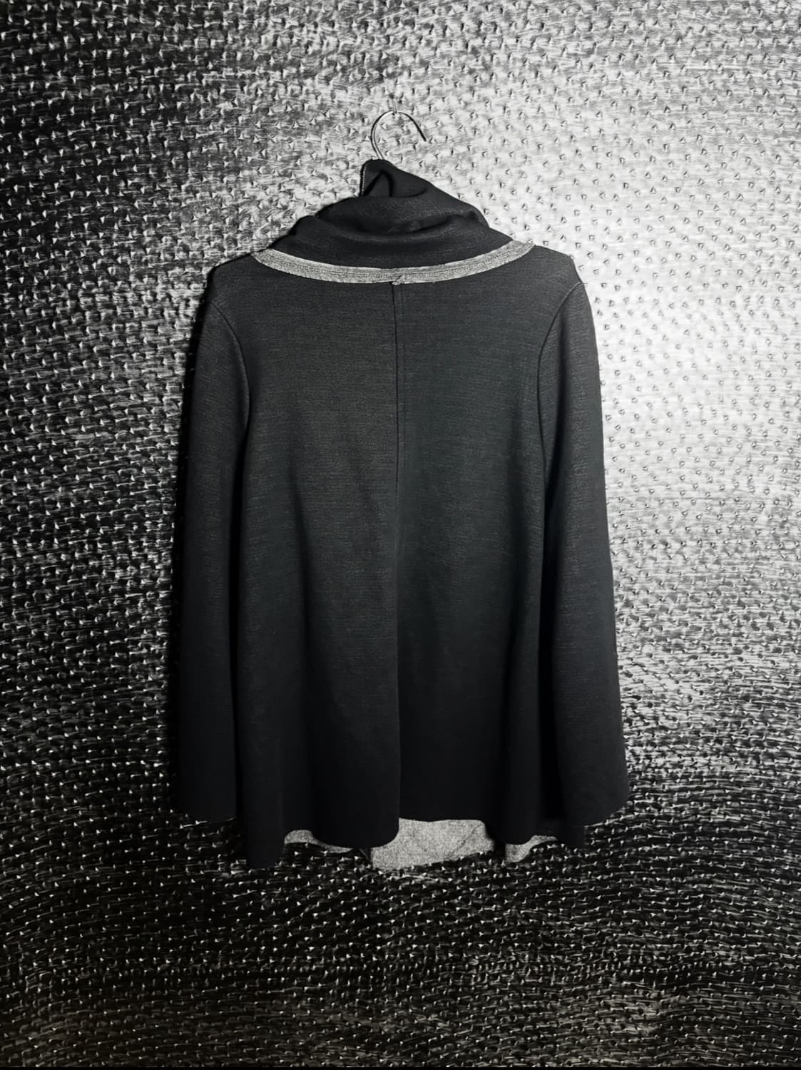 드레이프 레이어드 하이넥 자켓 상품이미지2