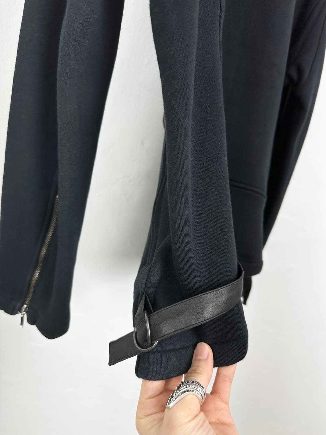 Pazzo Denim Store Flag Leather Strap Zip 상품이미지7