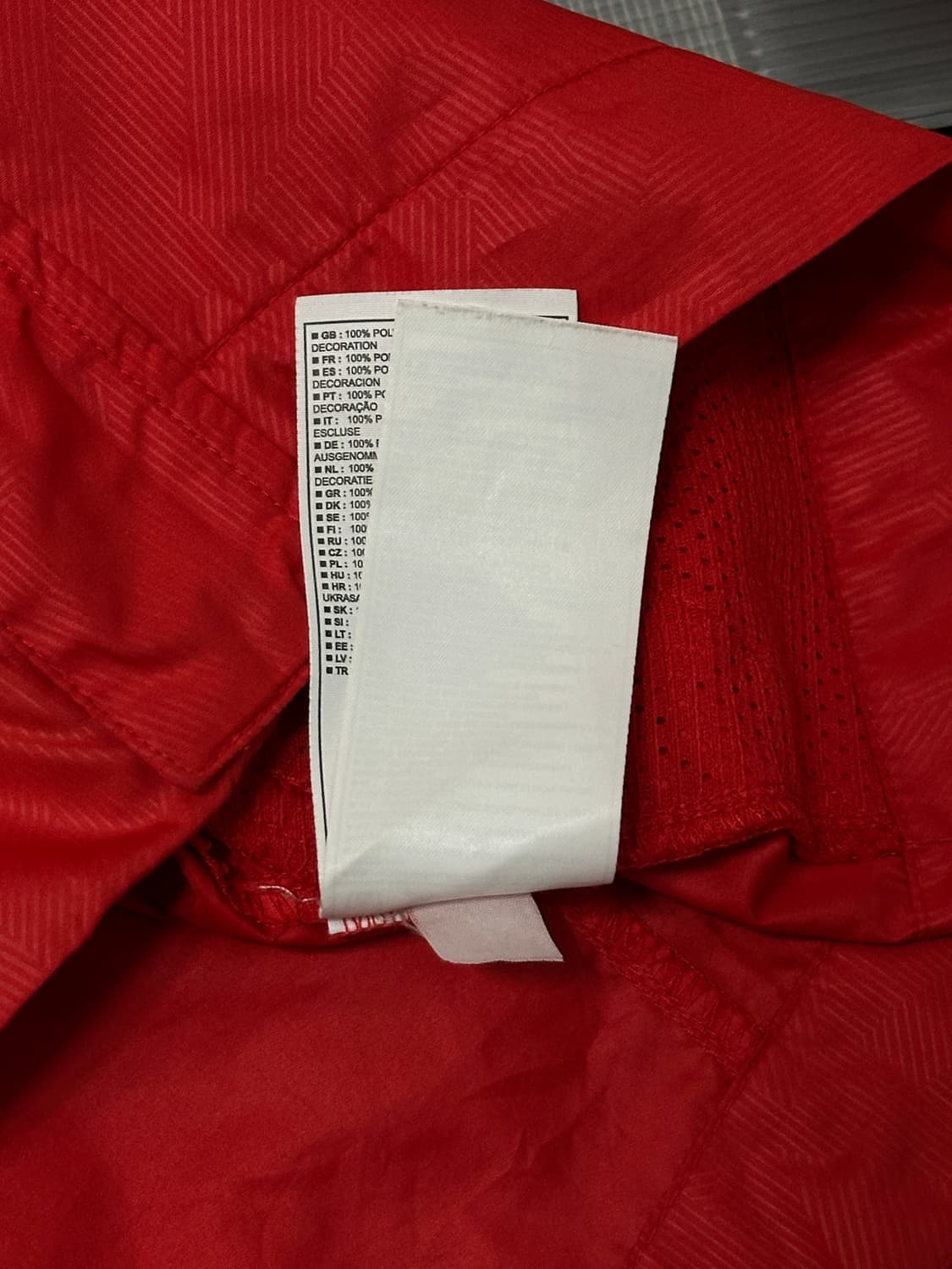 나이키 맨유 AIG 바람막이 자켓 레드 M 상품이미지7