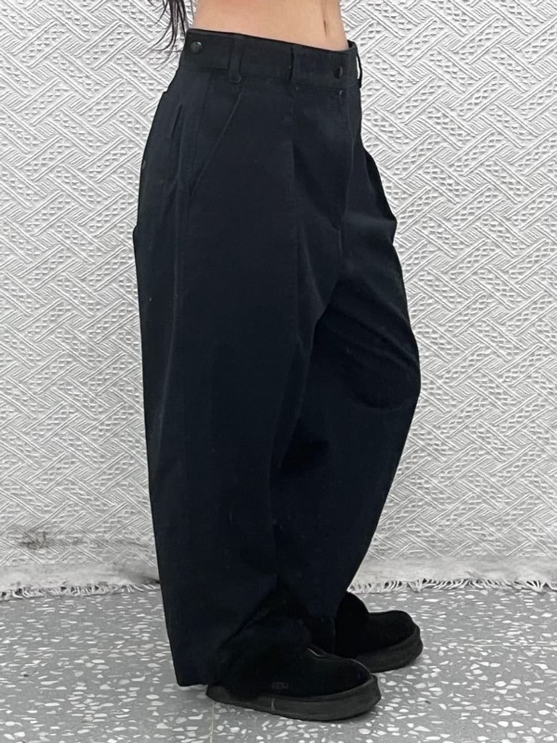 유니클로U 빈티지 캐주얼 핀턱 치노팬츠 면바지 29인치 C10686 상품이미지1