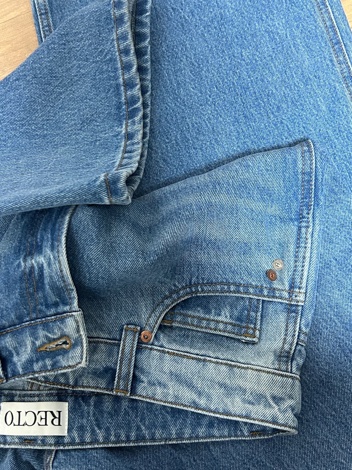 recto organic wide fit denim 상품이미지6