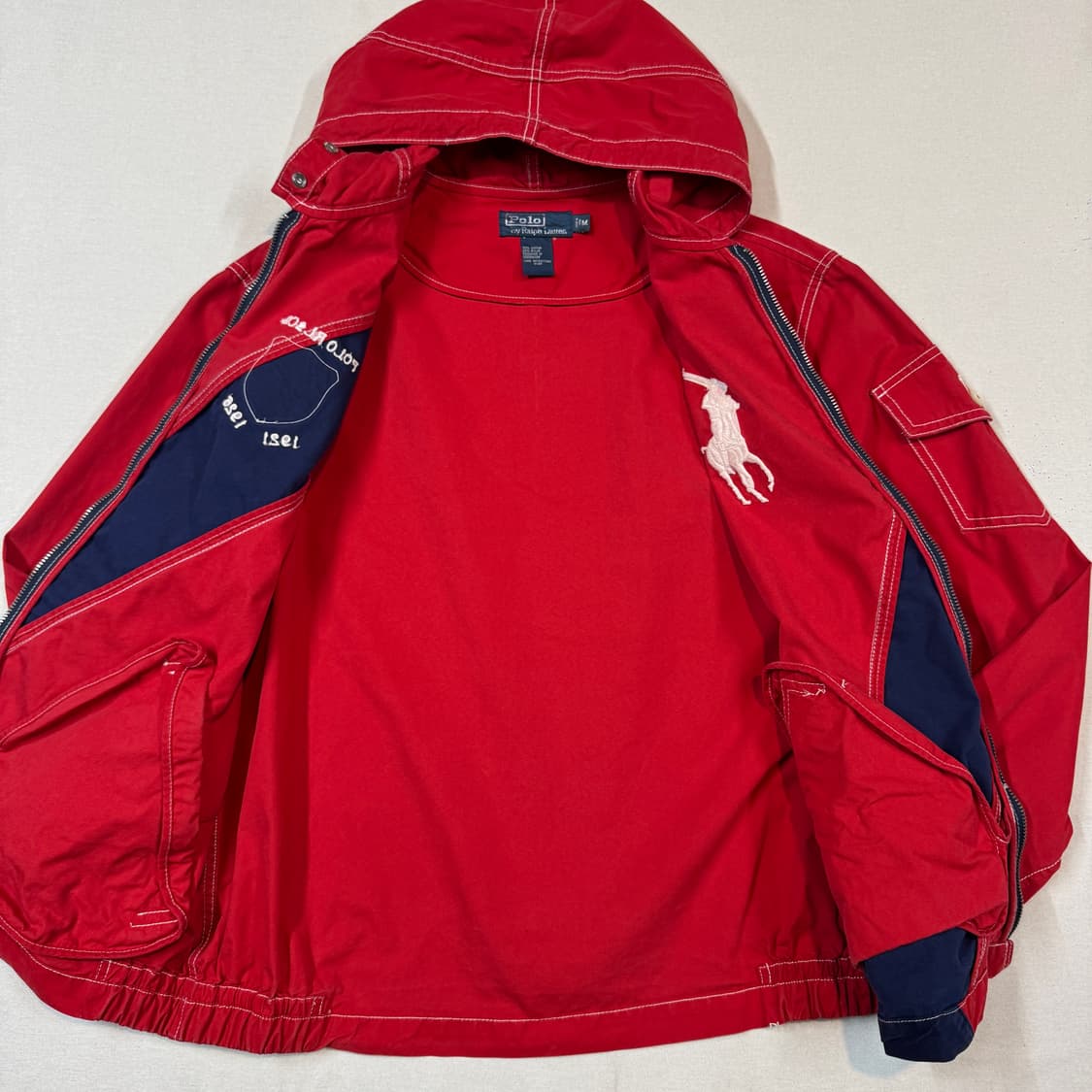 M) 폴로 랄프로렌 빅포니 코튼 후드 자켓 상품이미지4