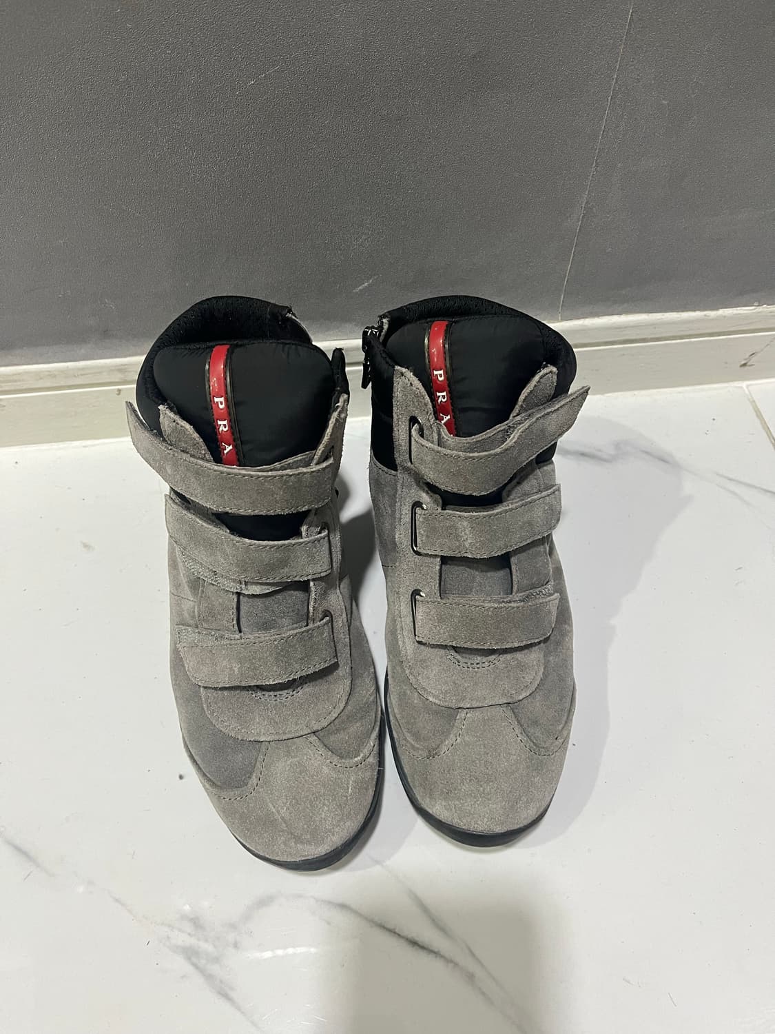 빈티지 프라다 스웨이드 벨크로 스니커즈 220 상품이미지2