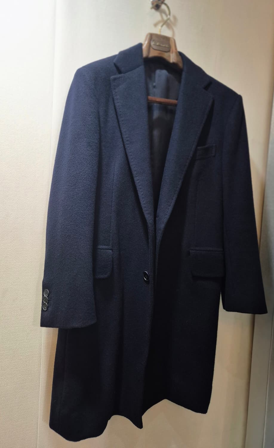 네이비 싱글 코트 상품이미지1