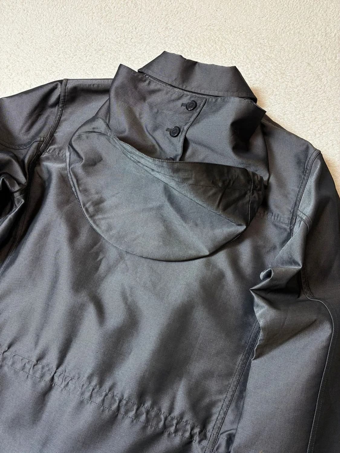 질샌더 00's 메탈릭 후디 미니멀 자켓 PN7540 상품이미지5