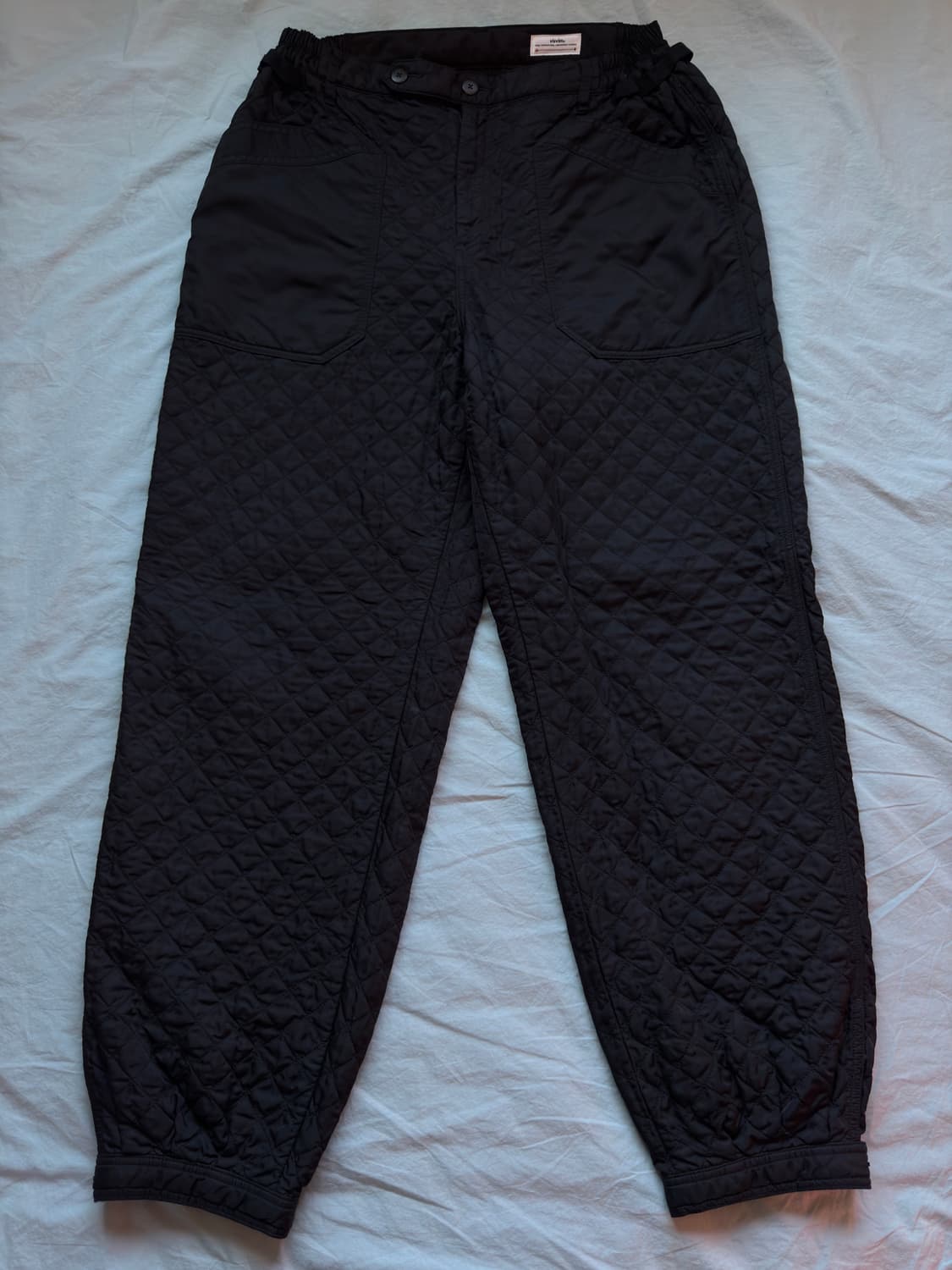 비즈빔 23AW 칼라한 팬츠 블랙 상품이미지1