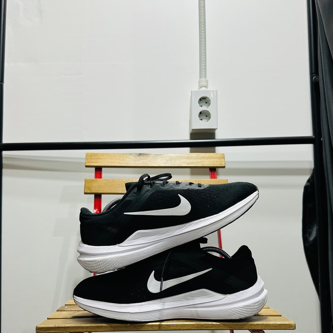 285) 나이키 운동화 남성 남자 신발 윈플로우 블랙 화이트 상품이미지7