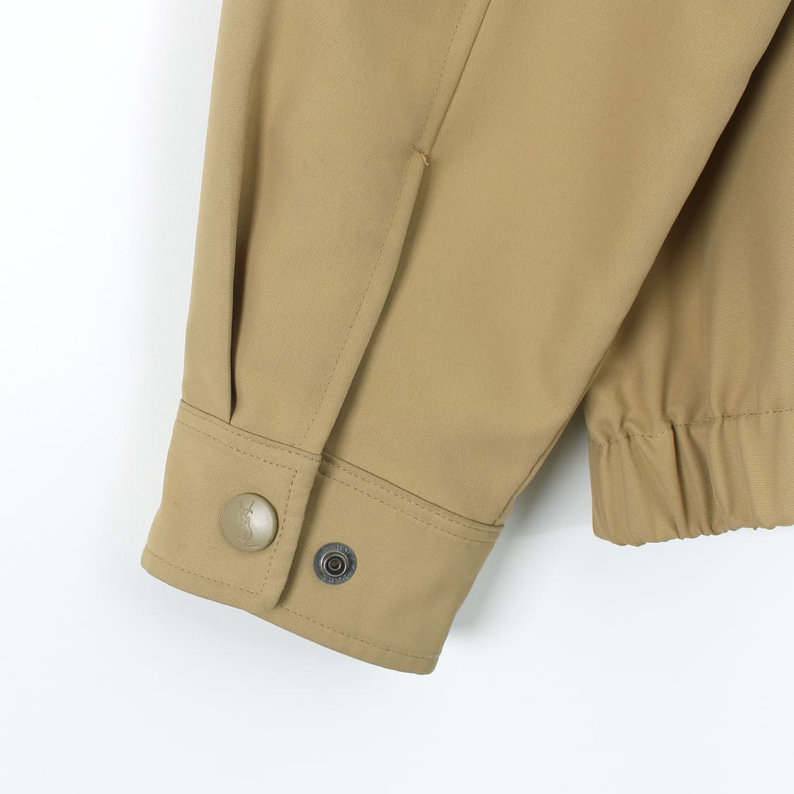 입생로랑 YSL 빈티지 베이지 집업 블루종 봄버 자켓 상품이미지6