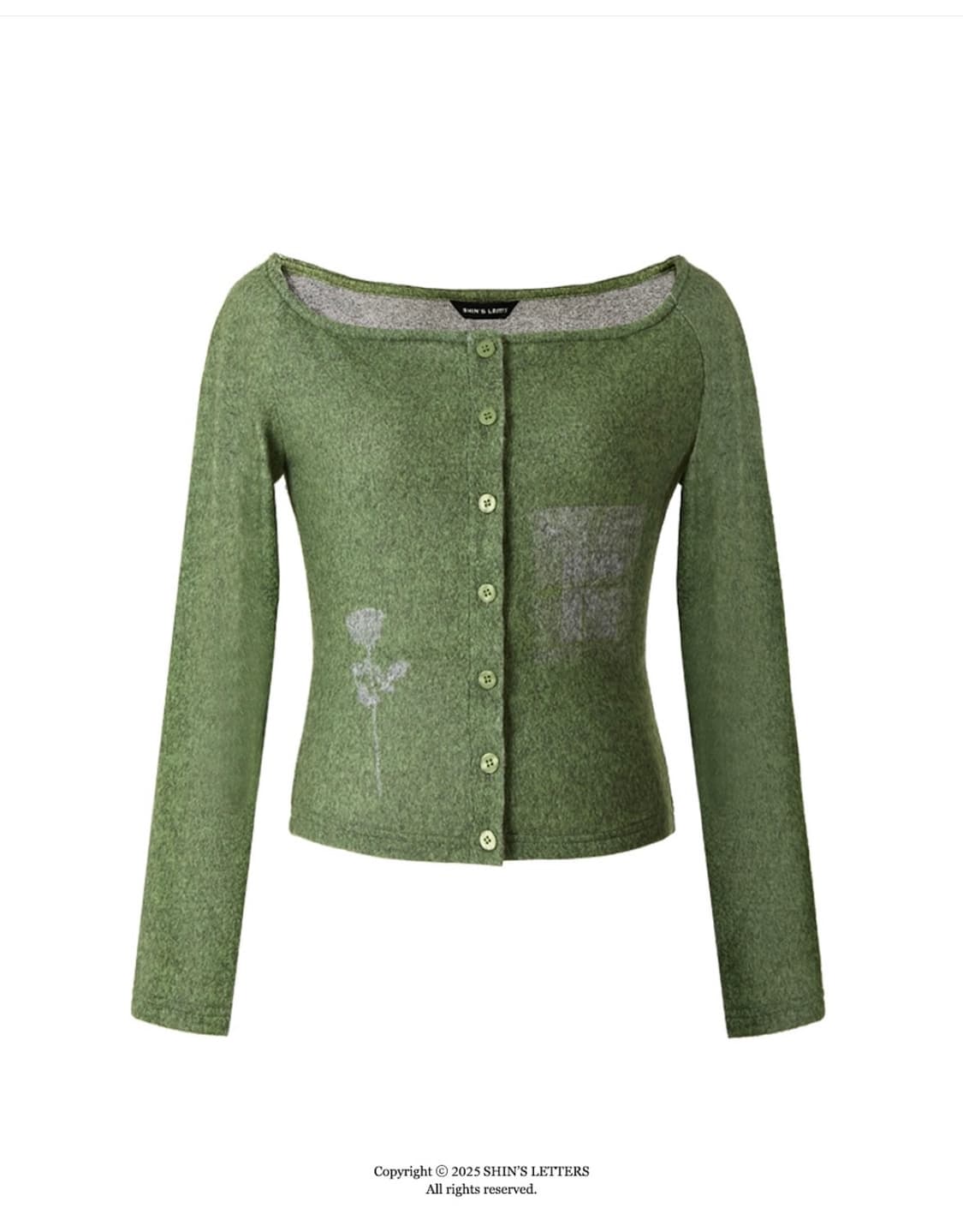 Green Silhouette Top Cardigan 상품이미지1