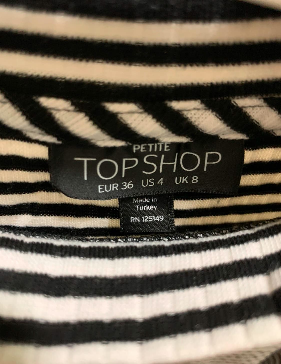 TOPSHOP 탑샵 스트라이프 반팔 원피스 상품이미지2