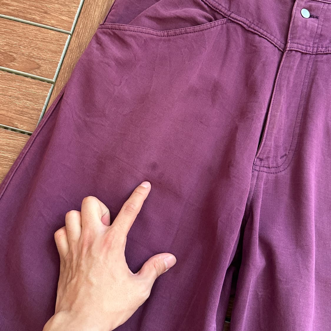 Uru tokyo 17aw washing baggy pants 상품이미지10